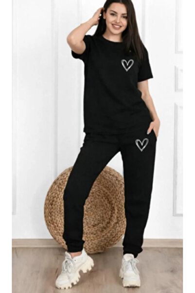 SILATU 2-Piece Printed Sweat Suit (T-Shirt-Sweatpants)