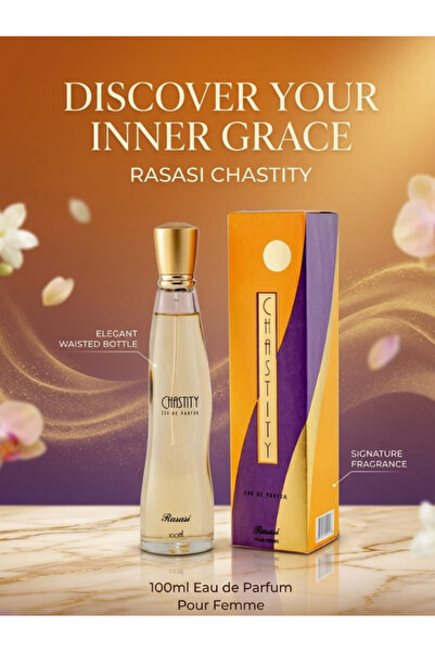 Rasasi CHASTITY POUR FEMME EDP 100ml – Long Lasting Floral Fresh Perfume for ...