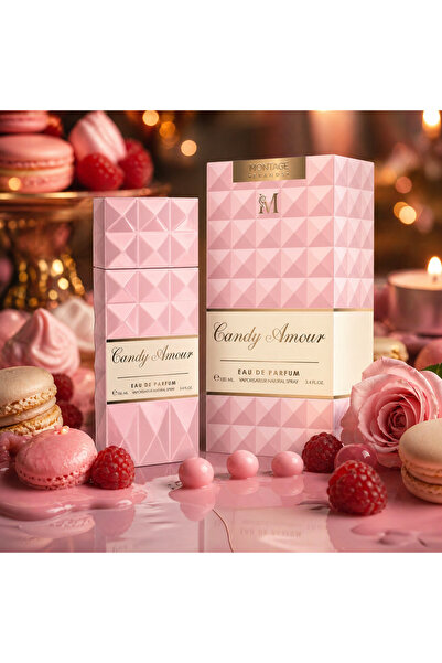 montage Candy Amour Eau de Parfum 100 ml – Γλυκό Γκουρμάν, Βανίλια & Φρουτώδε...