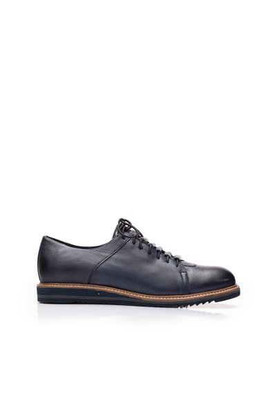 UrbanShoes Pantofi casual barbati din piele naturala Leofex - 599 Blue Box