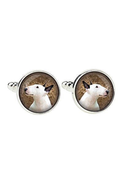 Art - Dog Bull Terrier, Bully - cufflinks, a shirt accessory, a shirt pendant...