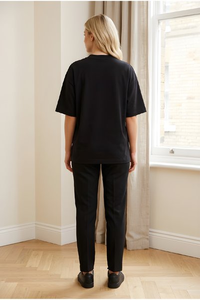 HOFFNUNG Unisex Crew Neck Oversize Cotton T-Shirt
