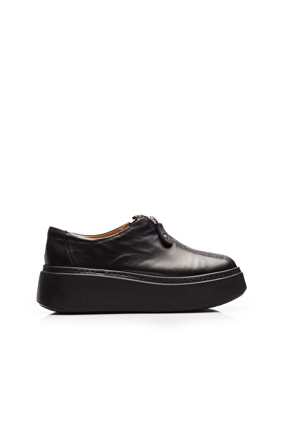 UrbanShoes Pantofi casual damă cu fermoar din piele naturală,Leofex - 285-2 N...