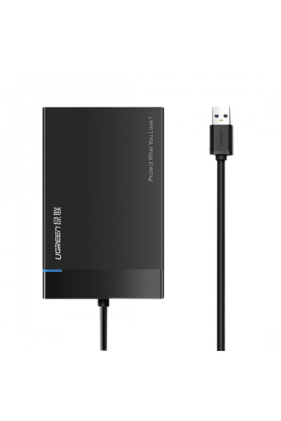 Stef's Cat US221 Θήκη για 2.5 ιντσών SATA HDD / SSD, USB 3.0, Μαύρο