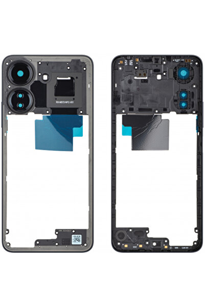 Xiaomi Carcasa Mijloc Redmi 13c NFC / Poco C65, Neagra, Service Pack 560001c3...