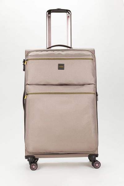 Fossil Unisex Hafif Ultra Light Lüx Kumaş Büyük Boy Valiz