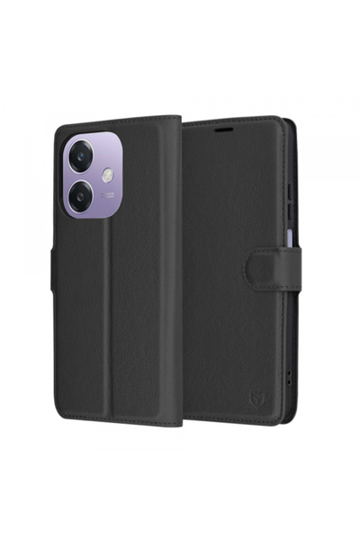 Stef's Cat Husa pentru Oppo A3 4G / A3, Stef's Cat, Leather Folio, Neagra