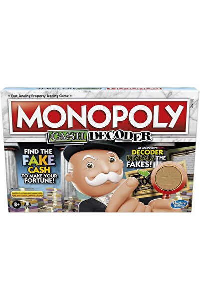 Monopoly Crooked Cash Game for Families and Kids Ages 8 and Up