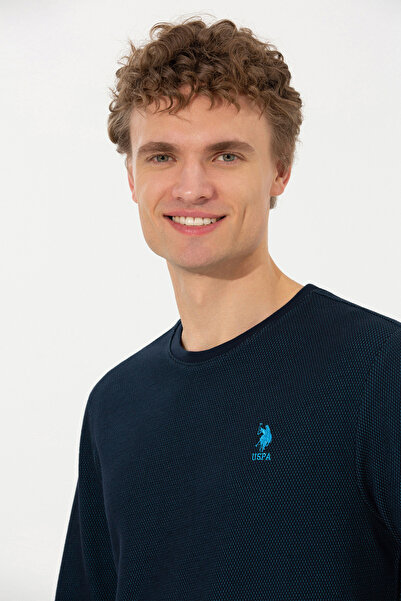 U.S. Polo Assn. Men's Navy Blue Sweatshirt 50253110-Vr033