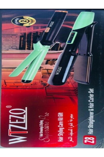 WTZEZO Z8 Hair Straightener & Hair Curler Set
