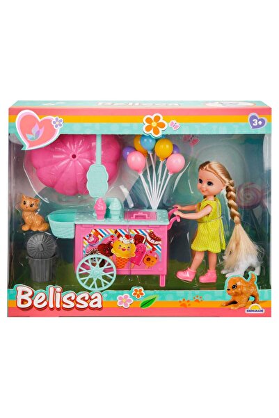 Belissa Set de joaca papusa Belissa, Caruciorul de inghetata, Roz