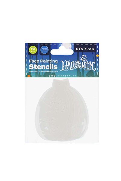 Starpak Set sabloane pentru pictura pe fata, Starpak, Halloween, 10 buc