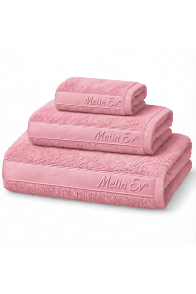 METİNEV Metin Ev ®   100% Cotton 3-Piece Towel Set – Bath + Face + Hand Towel...