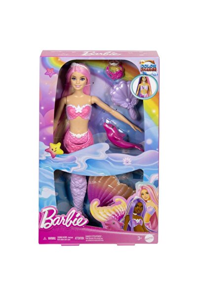 Barbie Κούκλα που αλλάζει χρώμα - Γοργόνα με ροζ μαλλιά