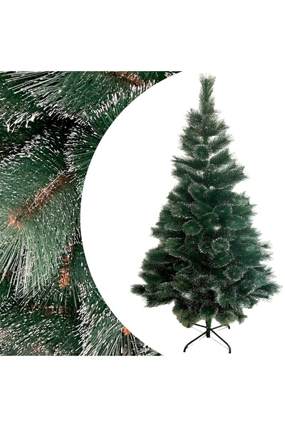 E-ANAMAG Τεχνητό Πράσινο Γυαλιστερό Πεύκο, 240 εκ., Χιονισμένες Κορυφές, Τεχν...