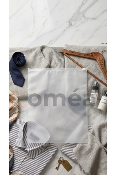 Homea Set de 10 genți organizatoare cu fermoar 30X30 cm – Geantă multifuncțională pentru machiaj, călătorii și organizare