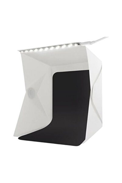 E-ANAMAG Μίνι αναδιπλούμενος φωτογραφικός κύβος, με οπίσθιο φωτισμό από 20 SM...