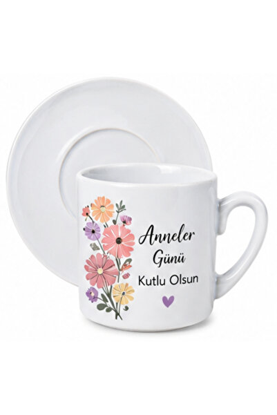 EYBaskı Tasarım Mother's Day Special Turkish Coffee Cup
