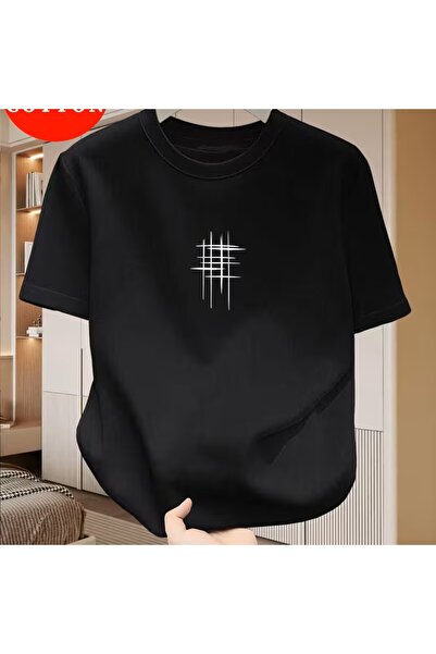 Lider Leather Μπλουζάκι με στάμπα. Κοντομάνικο μπλουζάκι για καλοκαίρι και άν...