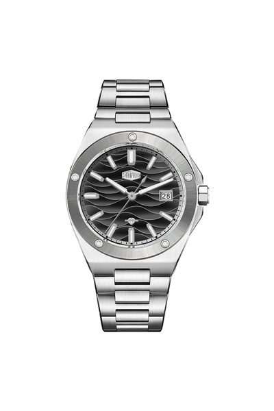 HeroForce Men's Watch Herro Force Steel Silver Color