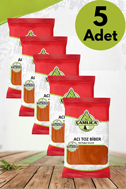 Çamlıca Baharat Acı Toz Biber 5 Adet 50 Gr.