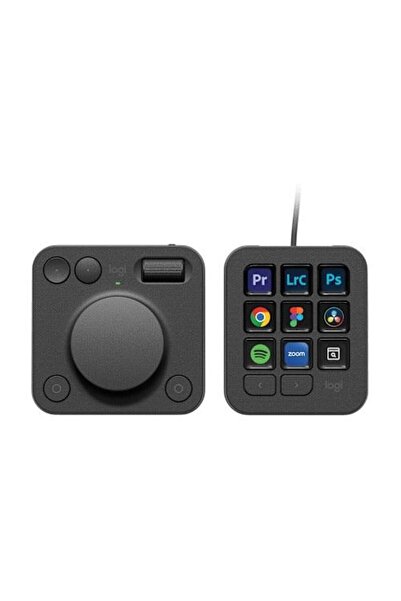 logitech Δημιουργική Κονσόλα MX, Διαισθητικός Έλεγχος, USB-C (Μαύρο)