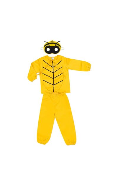 Funny Party Shop Costum serbare copii Albina, cu masca, galben, 5-6 ani, 108-...