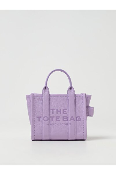 Marc Jacobs Women's Leather Mini Purple Shoulder Bag with Zipper Closure and ...