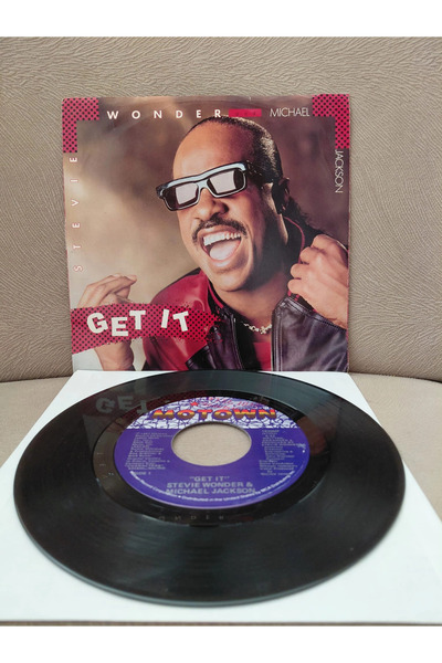 Stevie Wonder & Michael Jackson – Get It - 1988 USA Basım ’lik -2.el