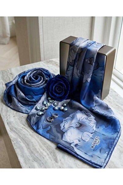 w white stars sports & wear Jawel Şakayık Series Women-Girls Soft Scarf