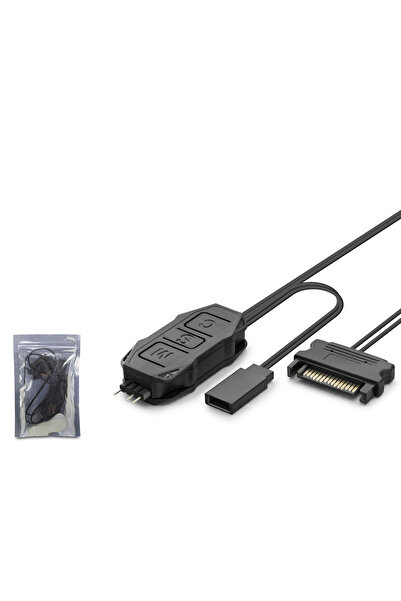 Sata Mini Fan Argb Kontrolcüsü - Siyah Hdx1082