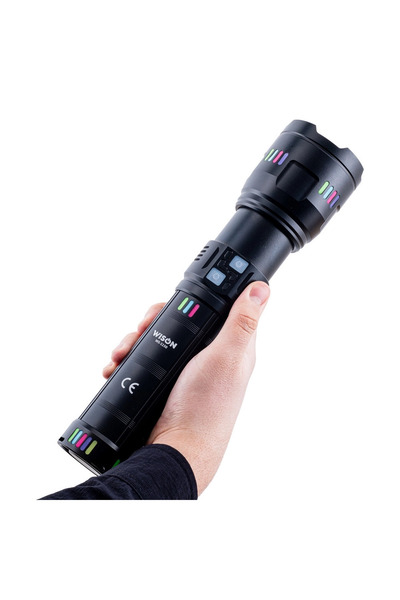 Egonex Wison Ws-1150 Uzun Menzilli 60 Watt 5500 Lümen Profesyonel Güçlü El Fe...
