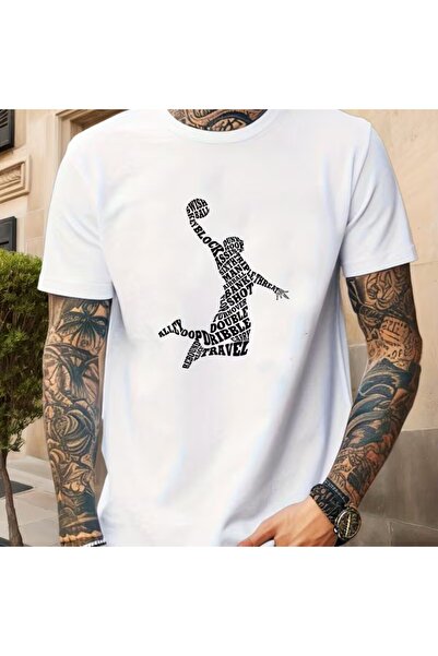 Lider Leather Tricou imprimat. Tricou casual cu mânecă scurtă pentru vară și ...