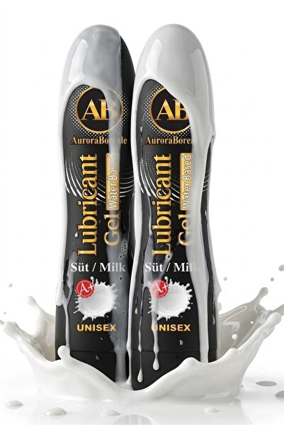 AuroraBoreale Süt Aromalı A plus Kayganlaştırıcı Jel Lubricant Gel 250 ML 2 l...