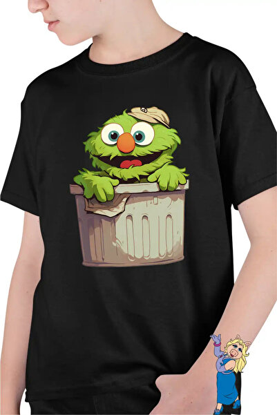 OEM Tricou Copii Baieti The Muppets Oscar Grouch