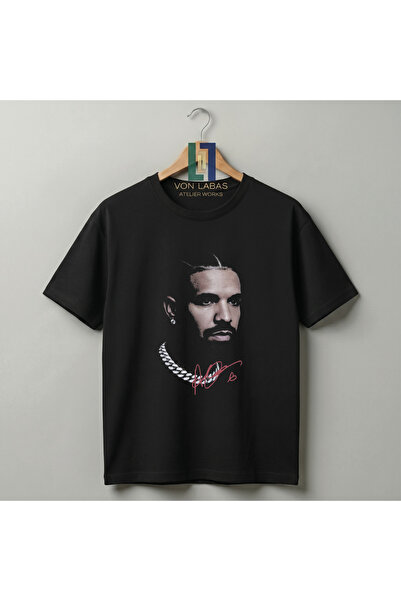 Grafftee Clothing تي شيرت دريك بتصميم خاص من القطن الفاخر للجنسين