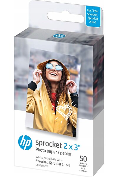 HP Sprocket 2 X 3 In 5 7.6 Cm -50 Coli Hârtie foto