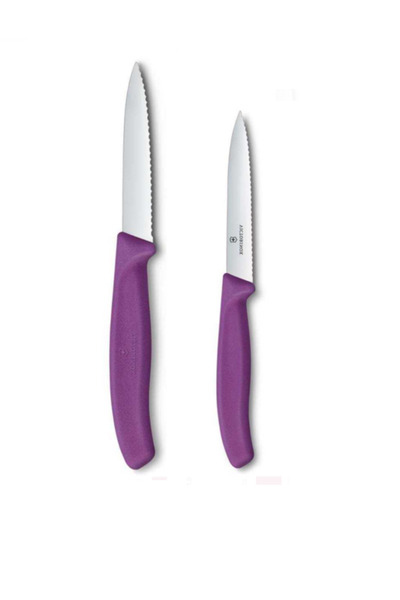 Victorinox VCT-VİCTORİNOX-TIRTIKLI BÜYÜK KÜÇÜK SOYMA SET,MOR