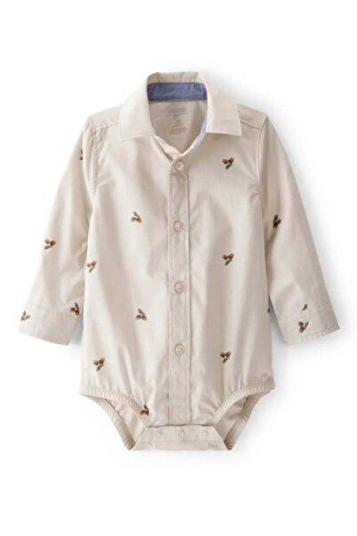 OshKosh Baby Boy Long Sleeve Buttoned Classic Collar Patterned Shirt 6-24 Mon...