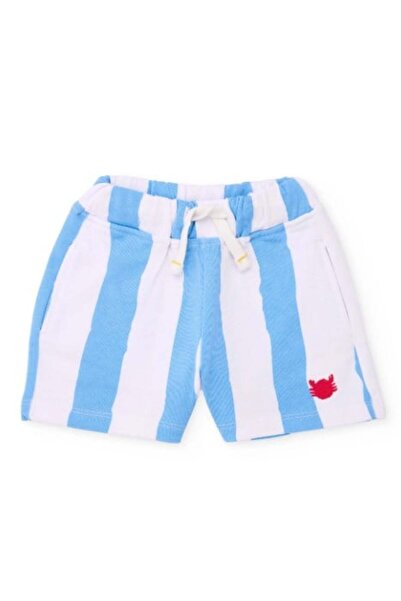 Tuc Tuc Boy's Stripe Pattern Shorts 2-8 Years Blue