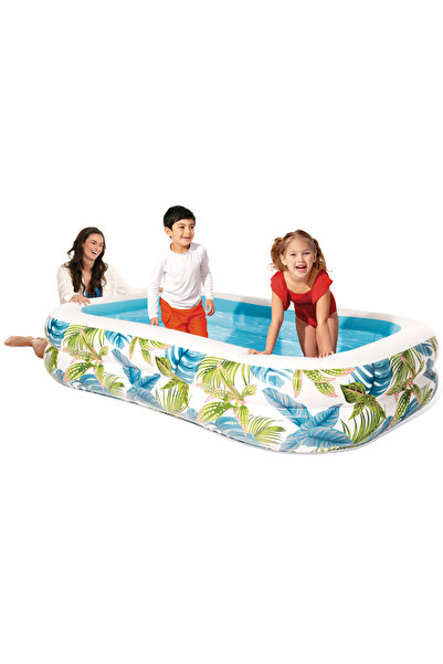NW NessiWorld Ih57177 Leaf Patterned Tropical Family