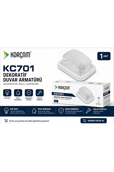 ÖZEMEK KORÇAM DEKORATİF GLOP ARMATÜR DUVAR APLİK E27 DUYLU