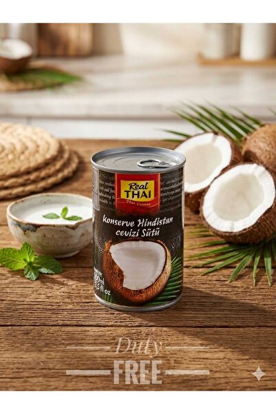 hijazigroup Thai real tahi KONSERVE HİNDİSTAN CEVİZİ SÜTÜ 400 ML