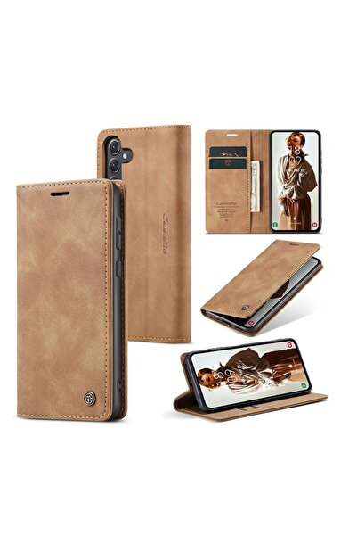 Caseme 013 Retro Θήκη Βιβλίο Brown (Samsung Galaxy A15 4G / 5G)