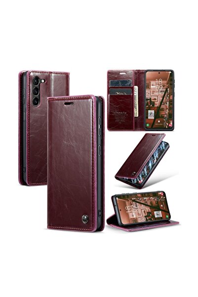 Caseme 003 Lite Leather Θήκη Βιβλίο Red (Samsung Galaxy S23 Plus 5G)