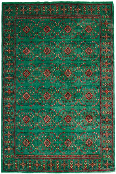 VEJA HOME Miras Koleksiyonu Vintage Desenli Viskon Halı Kaymaz Taban Toz Yapm...