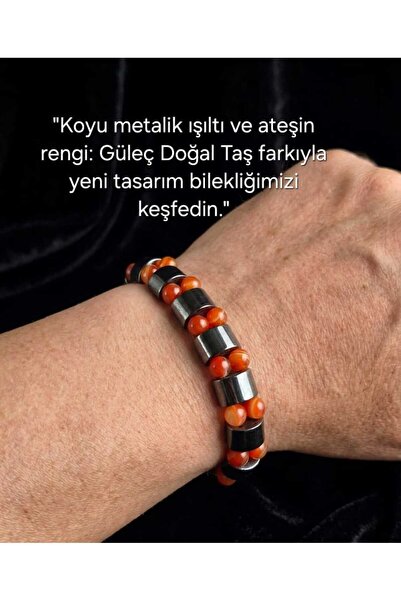 güleçdoğaltaş سوار من الحجر الطبيعي من غوليس، مصنوع من الهيماتيت والعقيق، بقط...