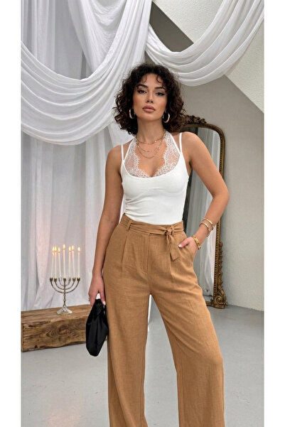 ETESIAN Dantel Detaylı Bodysuit Bluz