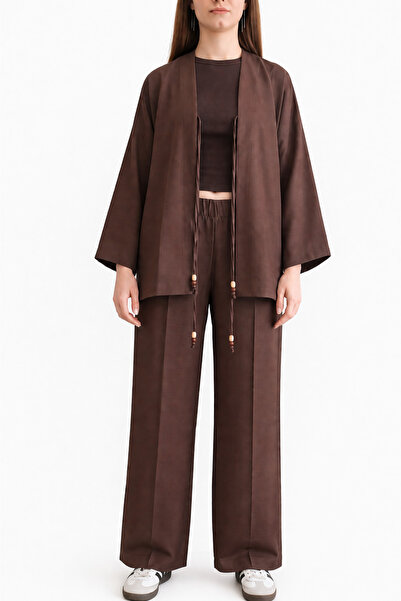 Bigdart Keten Kimono İkili Takım