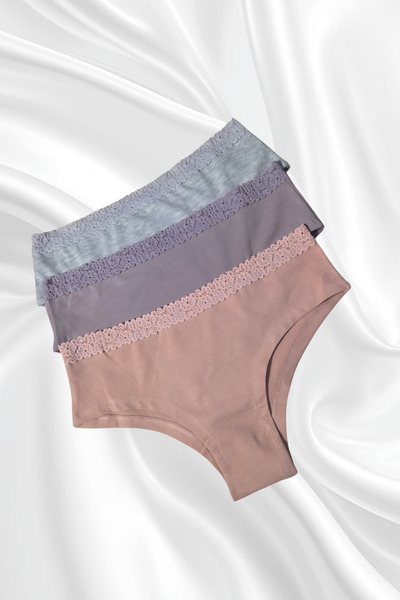 luwenco Vanilya secret pamuklu 3'lü külot set